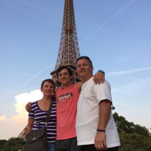 Hall Family at the Eiffel Tower